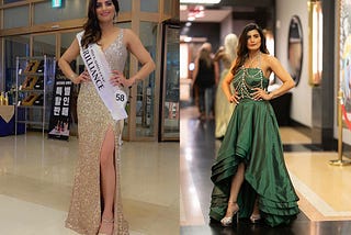 The first ever Indian American Woman to be in top 25 of Mrs Universe and achieving Mrs Brilliance…