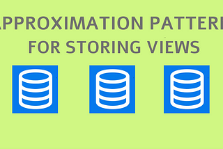 Approximation pattern for page views