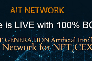 AIT NETWORK ICO Sale with  100% BONUS!