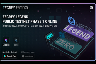 Zecrey Legend Testnet Phase 1 is now LIVE!