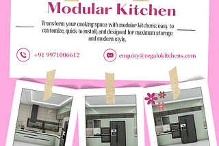 Modular Kitchen | Regalo Kitchens