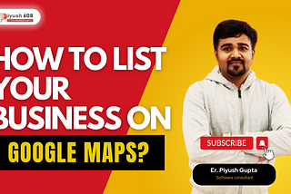 How to List your Business on Google Maps?