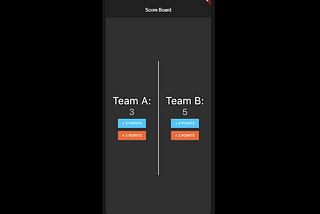 ScopedModel | Score Counter App using ScopedModel way of state management in the flutter.