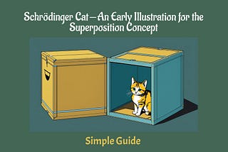 Schrödinger Cat — An Early Illustration for the Superposition Concept — Simple Guide