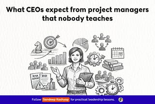 What CEOs expect from project managers that nobody teaches