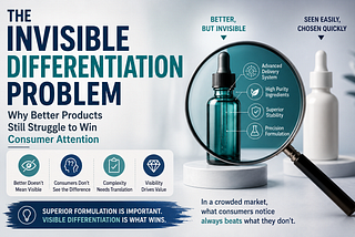 The “Invisible Differentiation Problem” in Skincare, Healthcare & Wellness