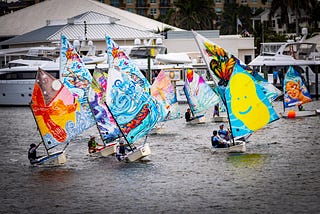 2024 Street Art Regatta Showcases Sailing and Artistry in Fort Lauderdale