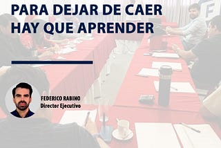 Para dejar de caer hay que aprender