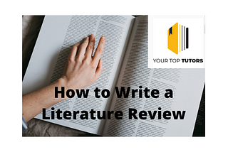 How to Write a Literature Review