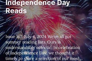2040’s Independence Day Reads: Become an Independent Thinker