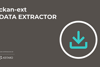 CKAN Extension Data Extractor