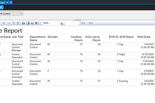 SSRS Report with dropdown