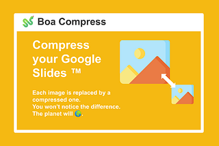 Boa Compress: save Google Drive storage in one click