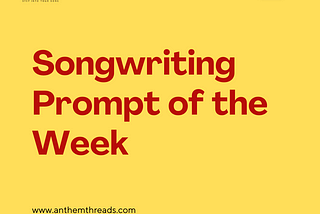 Songwriting Prompts: Write a song about puppy love