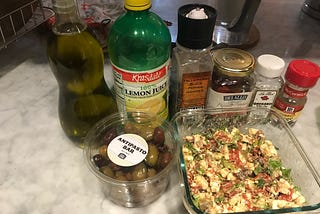 Simple Feta Cheese Salad