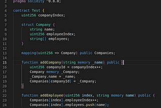 Arrays inside structs — how to return array, problem and solution