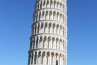 Pisa tower, is still standing despite of a fault in the foundation.