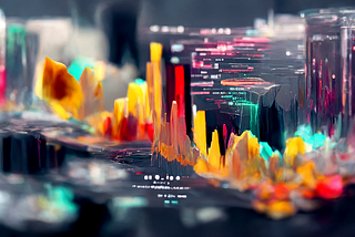 An abstract cover image that shows data visualization.