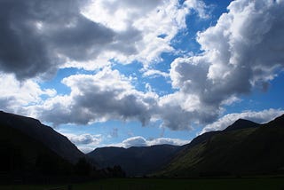 Why we see the clouds, but miss the sky