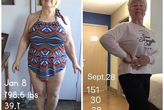 A incredible transformation in 73 years old women with her chiselled  physique