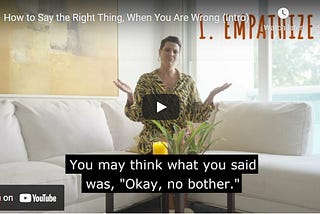 How to Say the Right Thing, When You Are Wrong