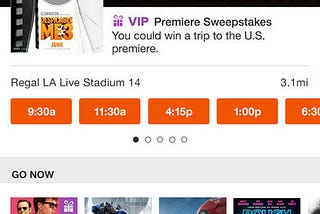 Extending Fandango (the Movie Ticket App) to cover Sports, Music…the works