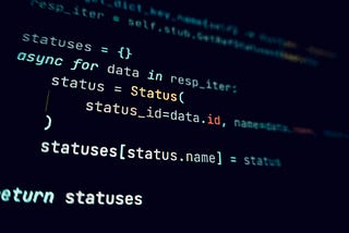Image of some lines of code