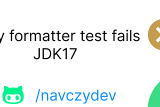 Unit test fails on JDK17 — what is the problem?