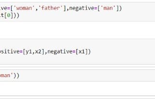 Natural Language Processing (word2vec)