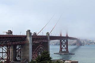 The Golden Gate Bridge in San Francisco