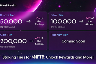 Staking Tiers for $NFTB: Unlock Rewards and More!