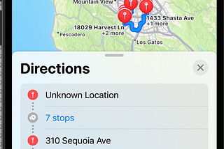Open House Route Planner — iOS