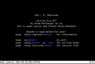 vim the command line text editor