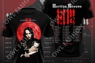 Marilyn Manson Twins of Evil 2024 Tour t shirt