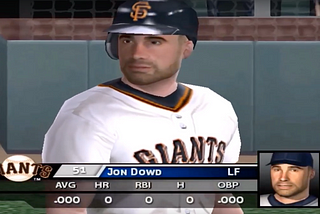 MVP Baseball 2005: The Legend of Jon Dowd, The Greatest Fake Athlete Ever