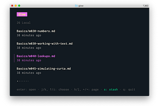 Command Line Tools for Software Developers