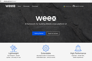 A simple tutorial for Weex