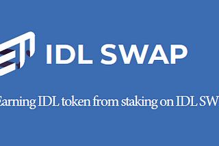 Guide 2. How to Participate in IDL Swap