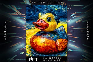 Limited Edition NFT Painterly Duck Art