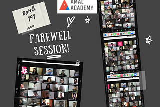 The Farewell Session — Amal Academy ❤️ 🌸 😃