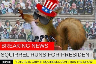 Squirrels runs for president