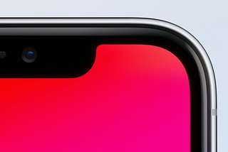 iPhone X: notch a symetrie