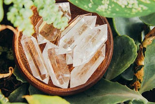 We are made of liquid crystals and can do our own crystal healing.