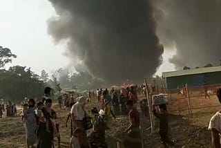 A deadly fire is devastating Rohingya refugee camps