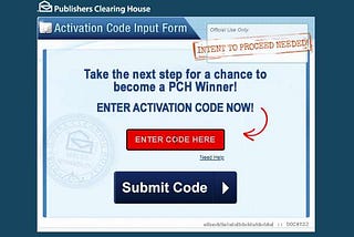 What is PCH.com Final Activation Code?