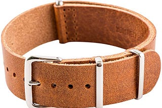 Clockwork Synergy­ — Leather NATO Watch Strap