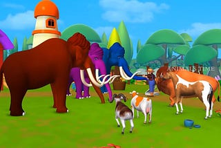 Color Mammoths Transport: Farm Adventures with Funny Animals | Animal Transport Collection 30 Min