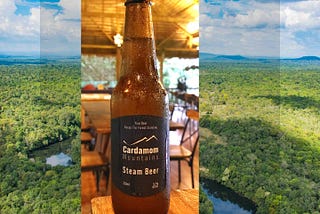 Beer o’clock ‘keeps the forest standing’ at Cardamom Tented Camp, Cambodia