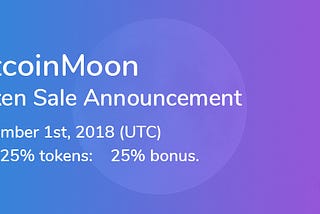 Token Sale Announcement