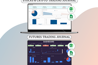 Trading Journals Futures + Stocks/Crypto For Google Sheets And Excel Template